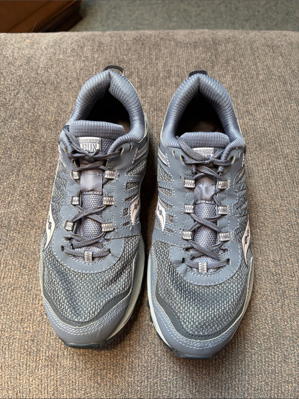 Saucony Women's Gray Mesh Versafoam Excursion TR13 Athletic Sneakers Size 9.5